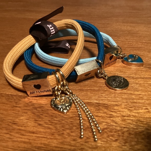 Juicy Couture 3-Piece Hair Accessories/Ponytails With Charms main image 5
